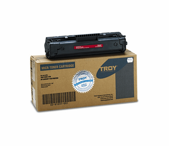 TRS0281031001 0281031001 92A Compatible MICR Toner, 2,500 Page-Yield, Black By TROY