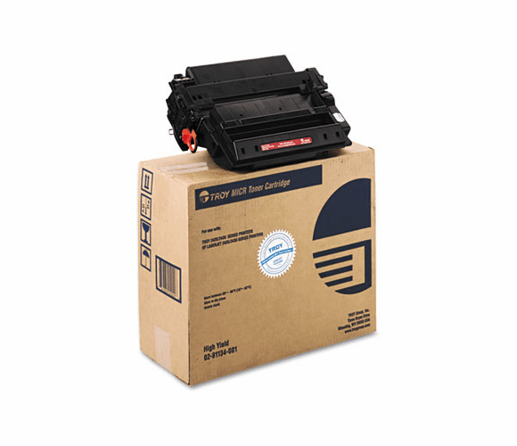 TRS0281134001 0281134001 11X Compatible MICR Toner Secure, High-Yield, 12,000 PageYield, Black By TROY