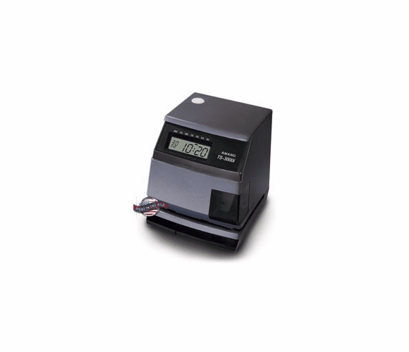 TS-3000i Automatic TimeSync Web Clock with Power Over Ethernet (PoE) By Amano