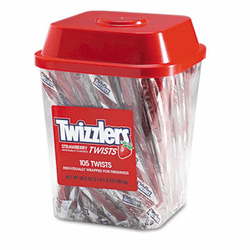 TWZ51902 Strawberry Twizzlers Licorice, Individually Wrapped, 2lb Tub By THE HERSHEY COMPANY