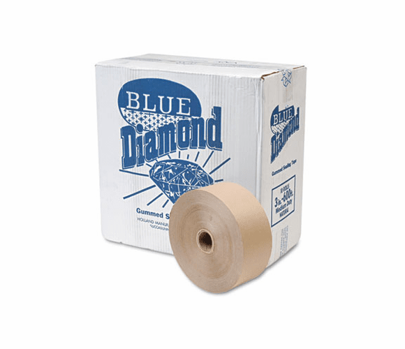 UFS2800 Non-Reinforced Kraft Sealing Tape, 3" x 600 Feet, Brown, 10/Carton By GENERAL SUPPLY