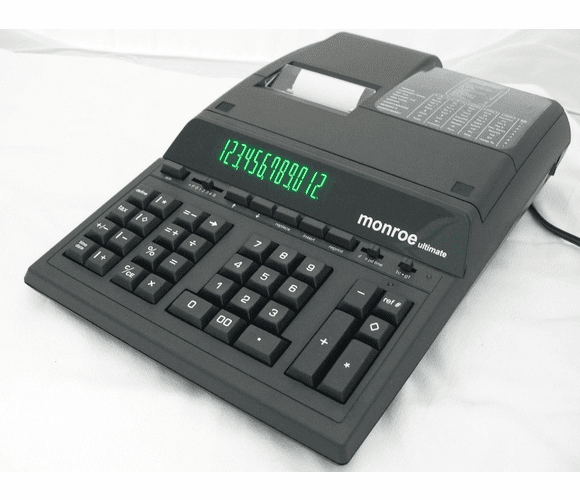 Ultimate Heavy Duty Desktop Printing Calculator By Monroe