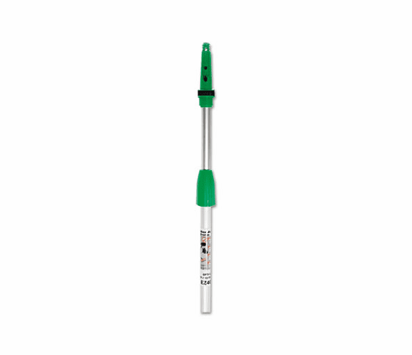 UNGEZ400 Opti-Loc Aluminum Extension Pole, 13-ft., Two Sections, Silver/Green By UNGER