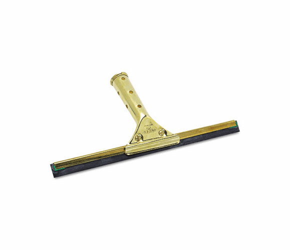 UNGGS300 Golden Clip Brass Squeegee Complete, 12" Wide By UNGER