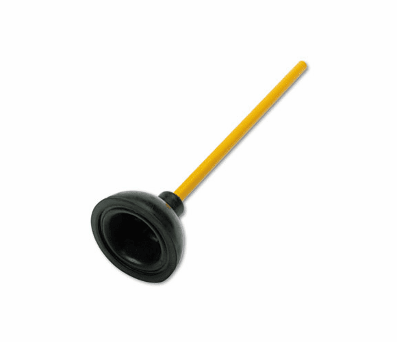 UNS03008 Plunger for Drains or Toilets, 20 Handle w/4h x 6 Diameter Rubber Plunger By UNISAN