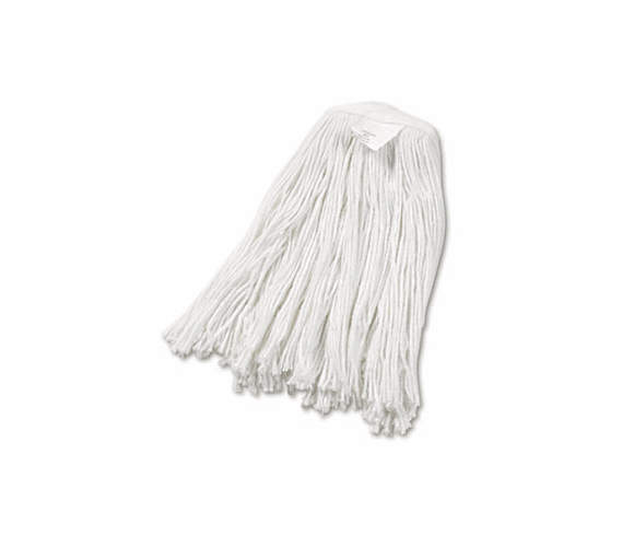 UNS2020R Cut-End Wet Mop Head, Rayon, #20 Size, White By UNISAN