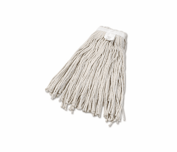 UNS2024C Cut-End Wet Mop Head, Cotton, #24 Size, White By UNISAN