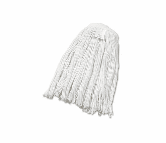 UNS2024R Cut-End Wet Mop Head, Rayon, #24 Size, White By UNISAN