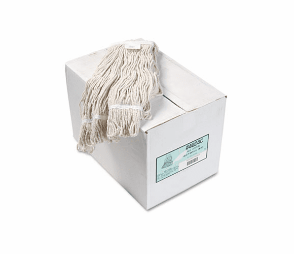 UNS4024CCT Pro Loop Web/Tailband Wet Mop Head, Cotton, 12/Carton By UNISAN