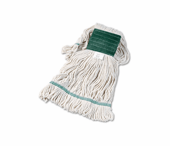 UNS502WH Super Loop Wet Mop Head, Cotton/Synthetic, Medium Size, White By UNISAN