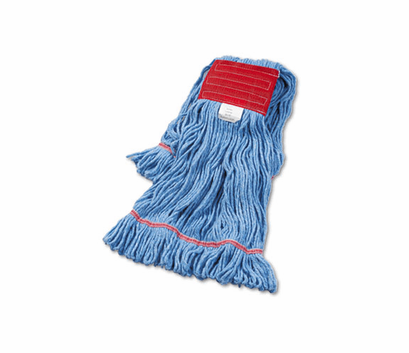 UNS503BL Super Loop Wet Mop Head, Cotton/Synthetic, Large Size, Blue By UNISAN
