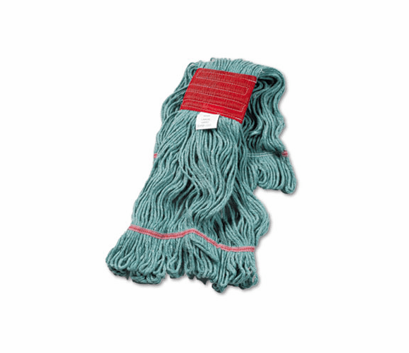 UNS503GN Super Loop Wet Mop Head, Cotton/Synthetic, Large Size, Green By UNISAN