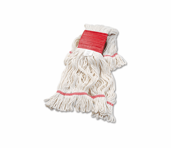 UNS503WH Super Loop Wet Mop Head, Cotton/Synthetic, Large Size, White By UNISAN