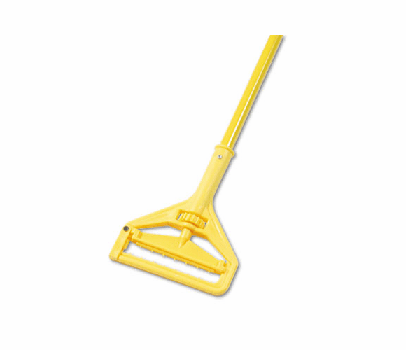 UNS620 Quick Change Side-Latch Plastic Mop Head Handle, 60, Aluminum Handle, Yellow By UNISAN
