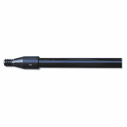 UNS636 Fiberglass Broom Handle, Nylon Plastic Threaded End, 1 Dia. x 60 Long, Black By UNISAN