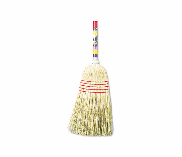 UNS920Y Maid Broom, Mixed Fiber Bristles, 42" Wood Handle, Natural By UNISAN