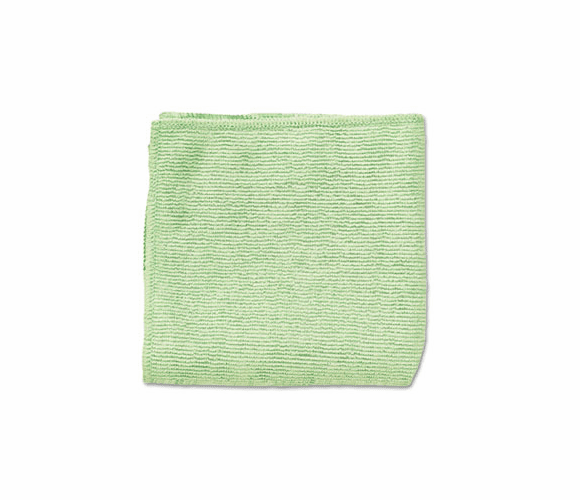 UNSGREENCLOTH Reusable Wipers, Green, 12 x 12, 12/Pack By UNISAN