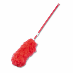 UNSL3850 Lambswool Extendable Duster, Plastic Handle Extends 35" to 48", Assorted Colors By UNISAN