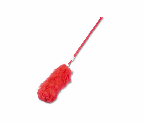 UNSL3850 Lambswool Extendable Duster, Plastic Handle Extends 35" to 48", Assorted Colors By UNISAN