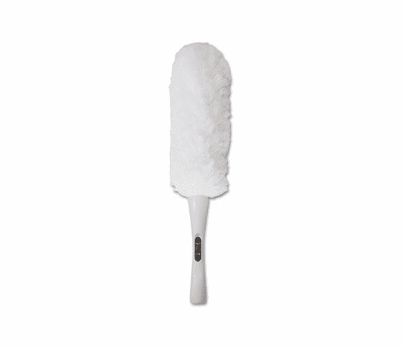 UNSMICRODUSTER MicroFeather Duster, Microfiber Feathers, Washable, 23", White By UNISAN