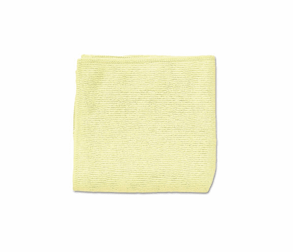 UNSYELLOWCLOTH Reusable Wipers, Yellow,12 x 12, 12/Pack By UNISAN