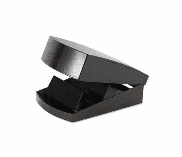 UNV08107 Covered Tray Business Card File Holds 250 2 1/4 x 4 Cards, Black By UNIVERSAL OFFICE PRODUCTS