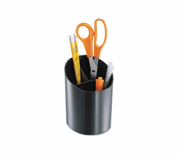 UNV08108 Recycled Big Pencil Cup, Plastic, 4 1/4 dia. x 5 3/4, Black By UNIVERSAL OFFICE PRODUCTS
