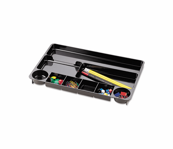 UNV08120 Recycled Drawer Organizer, Nine Compartments, Plastic, 14 x 9 x 1 1/8 By UNIVERSAL OFFICE PRODUCTS