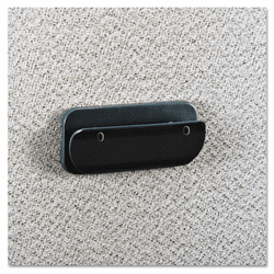 UNV08171 Recycled Plastic Partition Clip, 4-1/2w x 2h, Charcoal By UNIVERSAL OFFICE PRODUCTS