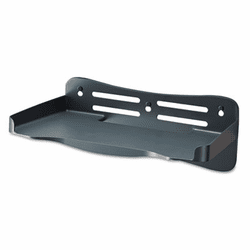 UNV08216 Recycled Plastic Cubicle Document Tray, Letter, Charcoal By UNIVERSAL OFFICE PRODUCTS
