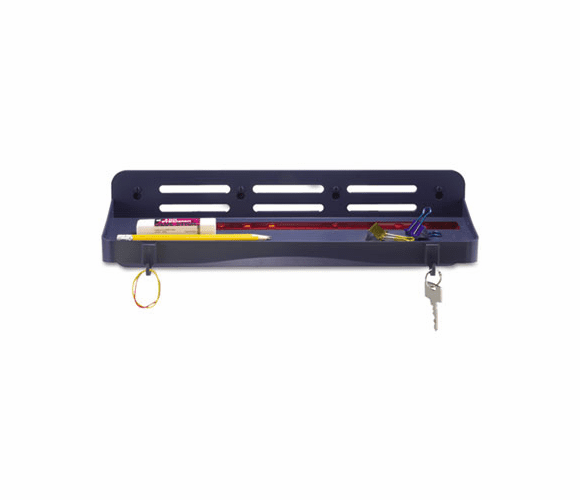 UNV08603 Recycled Plastic Cubicle Shelf, Charcoal By UNIVERSAL OFFICE PRODUCTS