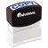 UNV10047 Message Stamp, COPY, Pre-Inked/Re-Inkable, Blue By UNIVERSAL OFFICE PRODUCTS