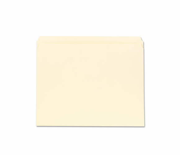 UNV12110 File Folders, Straight Cut, One-Ply Top Tab, Letter, Manila, 100/Box By UNIVERSAL OFFICE PRODUCTS