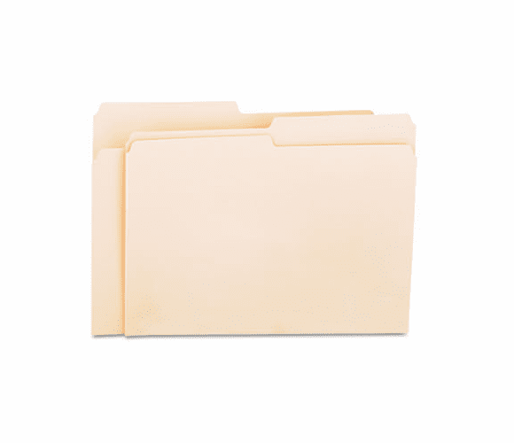 UNV12112 File Folders, 1/2 Cut, One-Ply Top Tab, Letter, Manila, 100/Box By UNIVERSAL OFFICE PRODUCTS