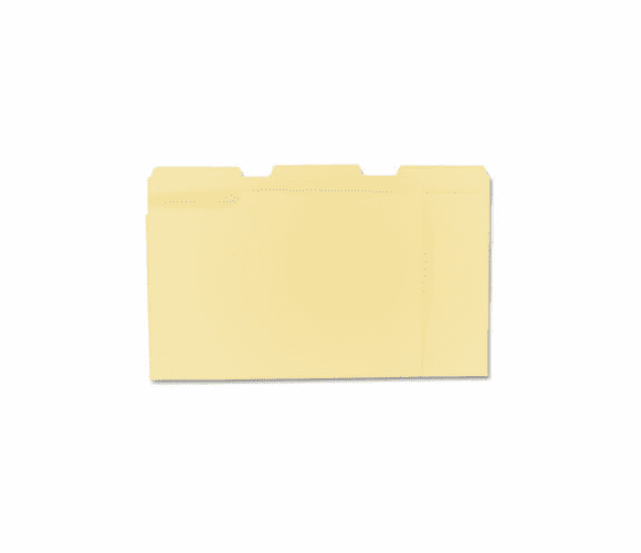 UNV12113 File Folders, 1/3 Cut Assorted, One-Ply Top Tab, Letter, Manila, 100/Box By UNIVERSAL OFFICE PRODUCTS