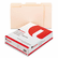 UNV12113 File Folders, 1/3 Cut Assorted, One-Ply Top Tab, Letter, Manila, 100/Box By UNIVERSAL OFFICE PRODUCTS
