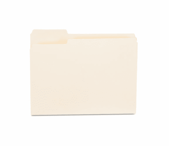 UNV12121 File Folders, 1/3 Cut First Position, One-Ply Top Tab, Letter, Manila, 100/Box By UNIVERSAL OFFICE PRODUCTS