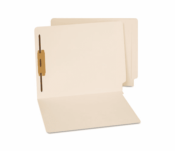 UNV13110 End Tab Folders, One Fastener, Letter, Manila, 50/Box By UNIVERSAL OFFICE PRODUCTS