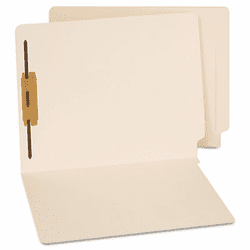 UNV13110 End Tab Folders, One Fastener, Letter, Manila, 50/Box By UNIVERSAL OFFICE PRODUCTS