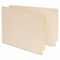 UNV13330 Manila Reinforced Shelf Folder, Letter, 100/Box By UNIVERSAL OFFICE PRODUCTS