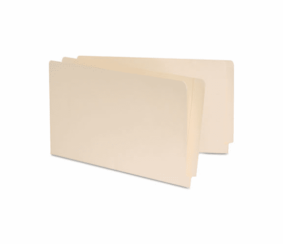UNV13350 Manila Reinforced Shelf Folder, Legal, 100/Box By UNIVERSAL OFFICE PRODUCTS