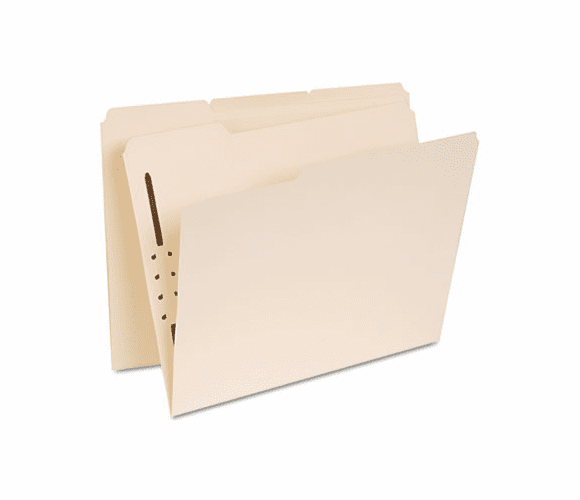 UNV13410 Manila Folders, One Fastener, 1/3 Tab, Letter, 50/Box By UNIVERSAL OFFICE PRODUCTS