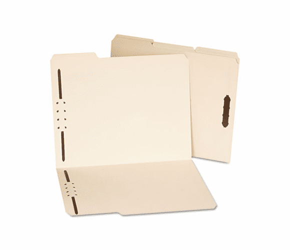 UNV13420 Manila Folders, Two Fasteners, 1/3 Tab, Letter, 50/Box By UNIVERSAL OFFICE PRODUCTS
