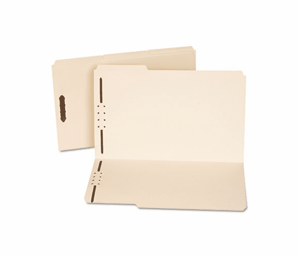UNV13520 Manila Folders, Two Fasteners, 1/3 Tab, Legal, 50/Box By UNIVERSAL OFFICE PRODUCTS