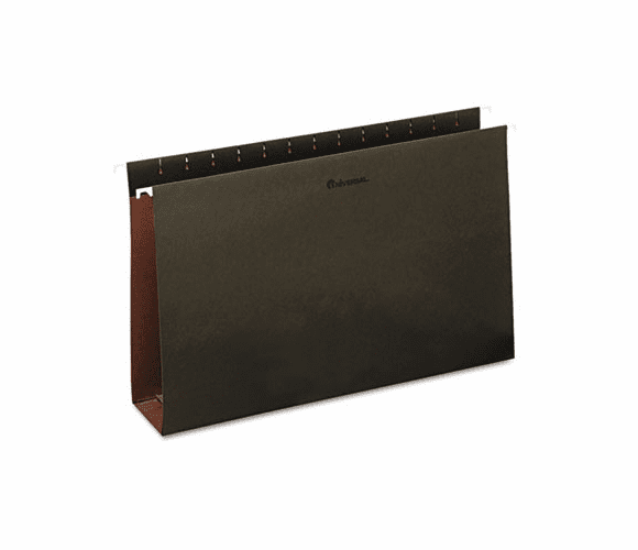 UNV14153 Three Inch Box Bottom Pressboard Hanging Folders, Legal, Standard Green, 25/Box By UNIVERSAL OFFICE PRODUCTS