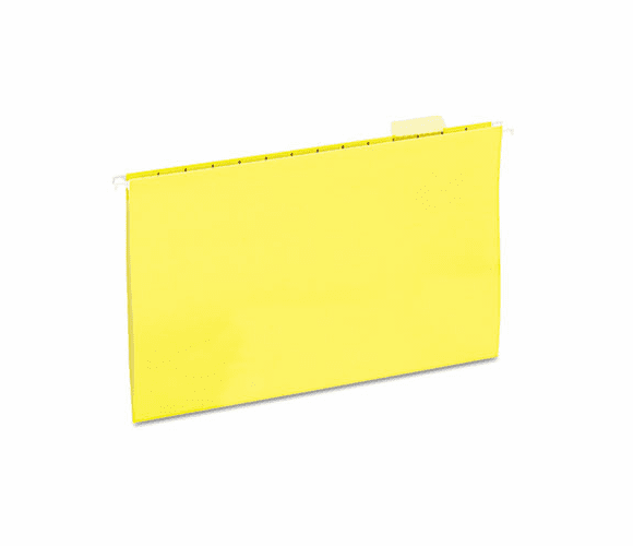 UNV14219 Hanging File Folders, 1/5 Tab, 11 Point Stock, Legal, Yellow, 25/Box By UNIVERSAL OFFICE PRODUCTS