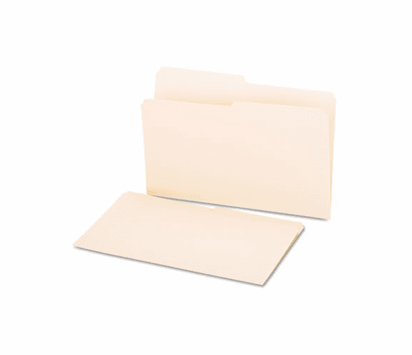 UNV15112 File Folders, 1/2 Cut, One-Ply Top Tab, Legal, Manila, 100/Box By UNIVERSAL OFFICE PRODUCTS