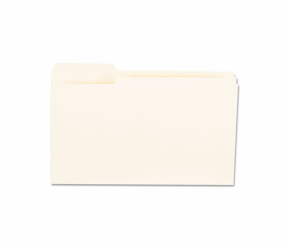 UNV15122 File Folders, 1/3 Cut Second Position, One-Ply Top Tab, Legal, Manila, 100/Box By UNIVERSAL OFFICE PRODUCTS