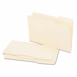UNV15213 Recycled Interior File Folders, 1/3 Cut Top Tab, Legal, Manila, 100/Box By UNIVERSAL OFFICE PRODUCTS