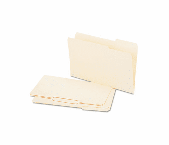 UNV15213 Recycled Interior File Folders, 1/3 Cut Top Tab, Legal, Manila, 100/Box By UNIVERSAL OFFICE PRODUCTS